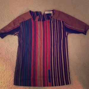 Zara Blouse with Retro Stripes